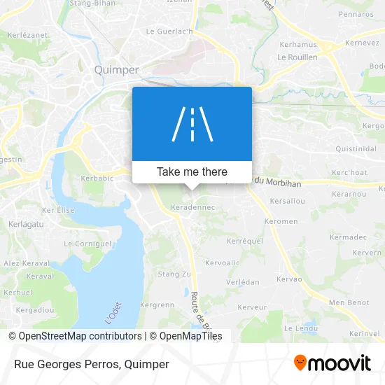 Rue Georges Perros map