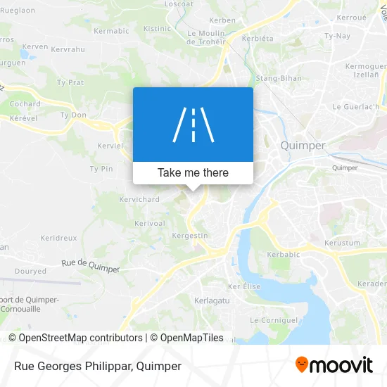 Rue Georges Philippar map