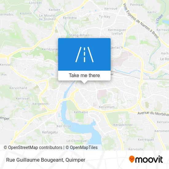 Rue Guillaume Bougeant map