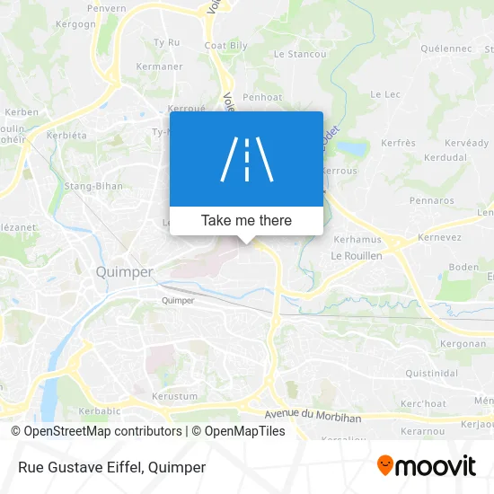 Rue Gustave Eiffel map