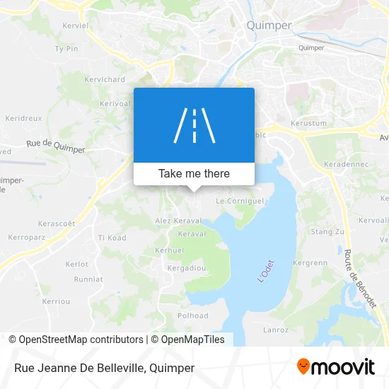 Rue Jeanne De Belleville map