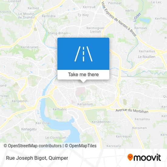 Rue Joseph Bigot map