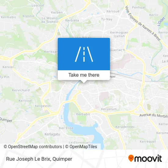 Rue Joseph Le Brix map