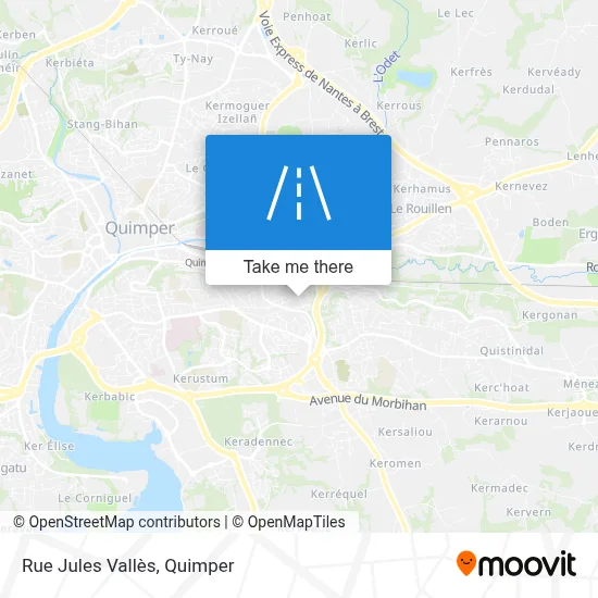 Rue Jules Vallès map