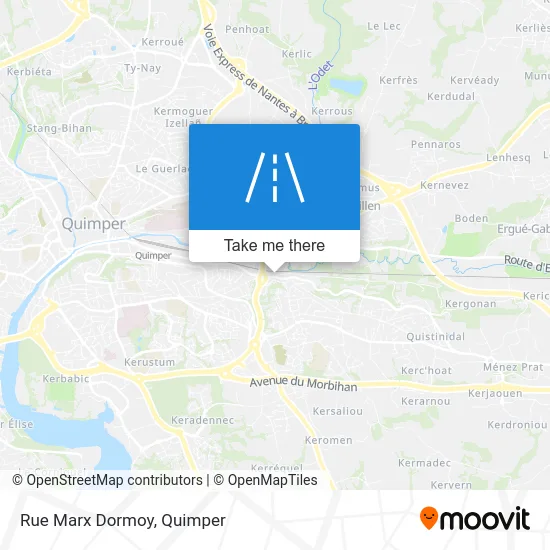 Rue Marx Dormoy map