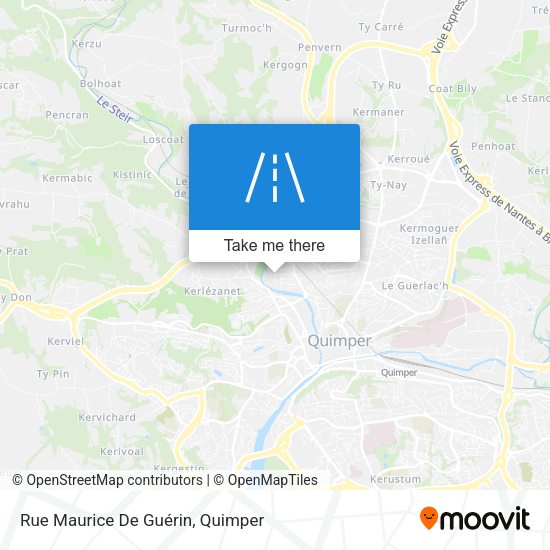 Rue Maurice De Guérin map