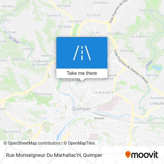 Rue Monseigneur Du Marhallac'H map