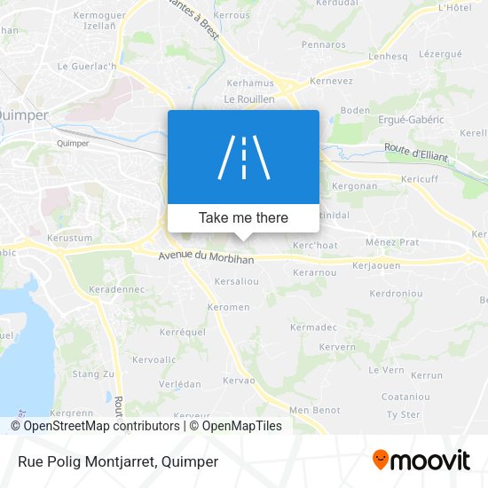 Rue Polig Montjarret map