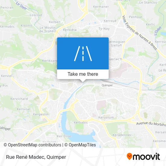 Rue René Madec map