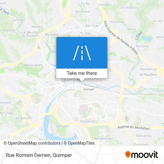 Rue Romain Derrien map