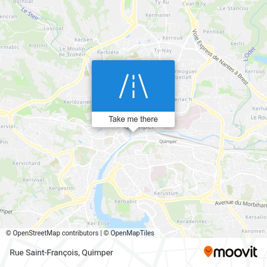 Rue Saint-François map