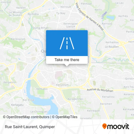 Rue Saint-Laurent map