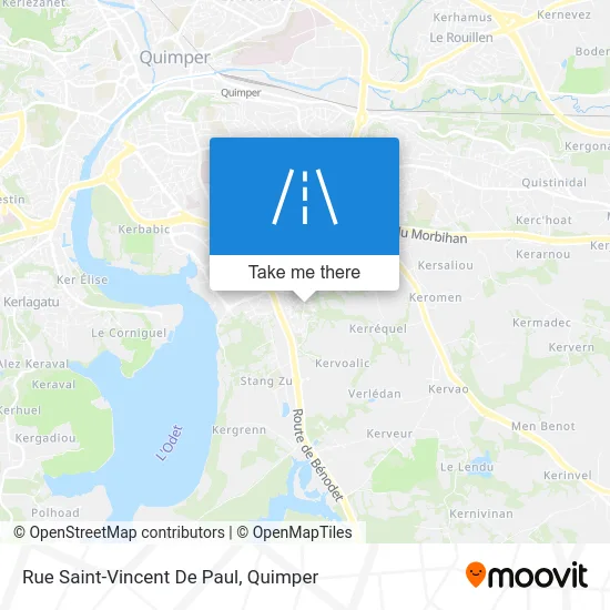 Rue Saint-Vincent De Paul map