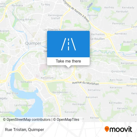 Rue Tristan map