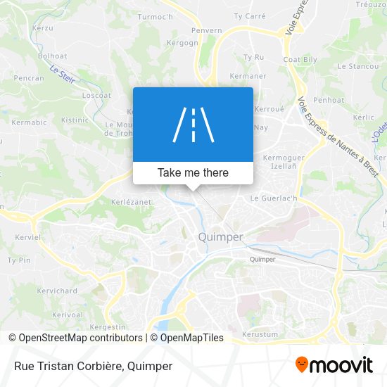 Rue Tristan Corbière map