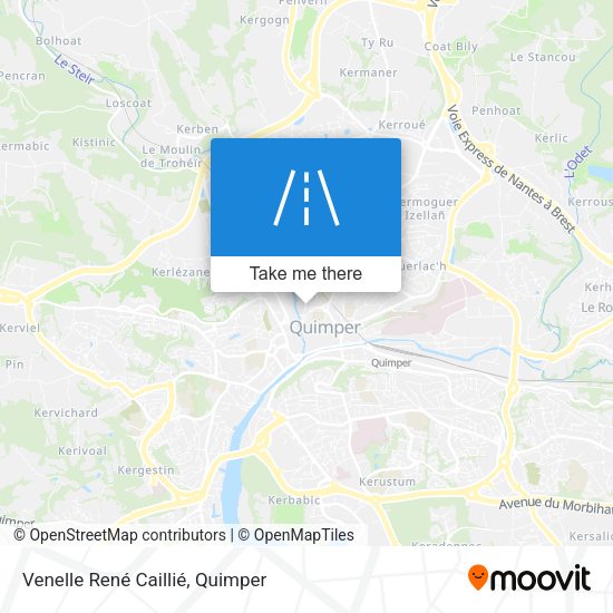 Venelle René Caillié map