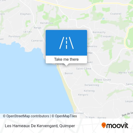 Les Hameaux De Kervengard map
