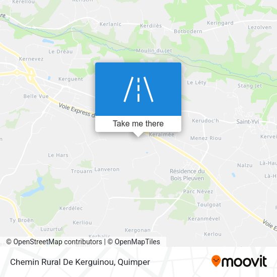Chemin Rural De Kerguinou map