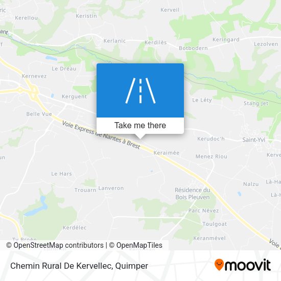 Chemin Rural De Kervellec map