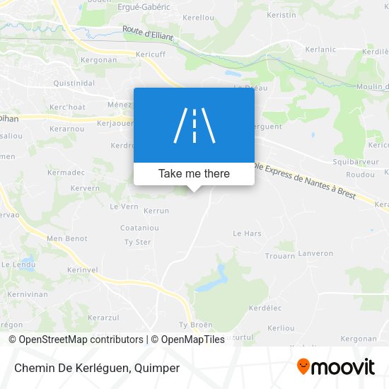 Chemin De Kerléguen map