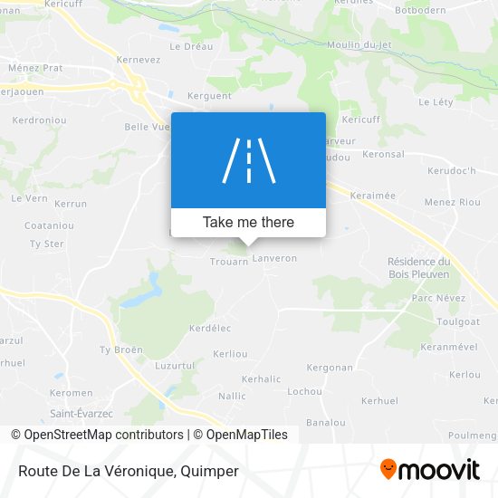 Route De La Véronique map