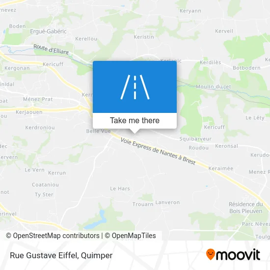 Rue Gustave Eiffel map