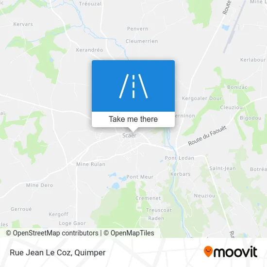 Rue Jean Le Coz map