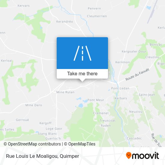 Rue Louis Le Moaligou map