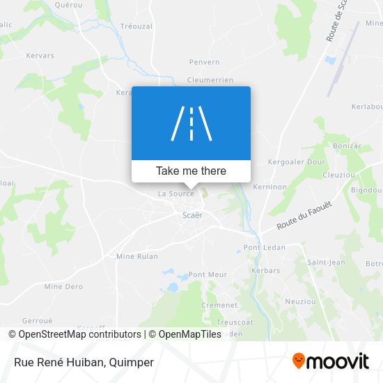 Rue René Huiban map