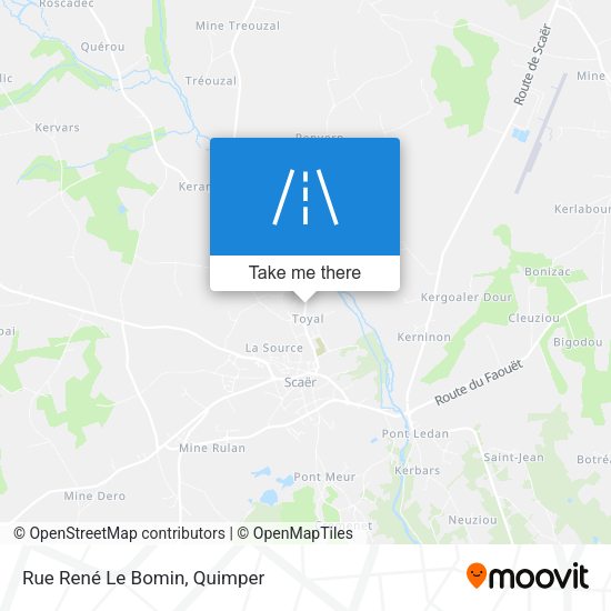 Rue René Le Bomin map