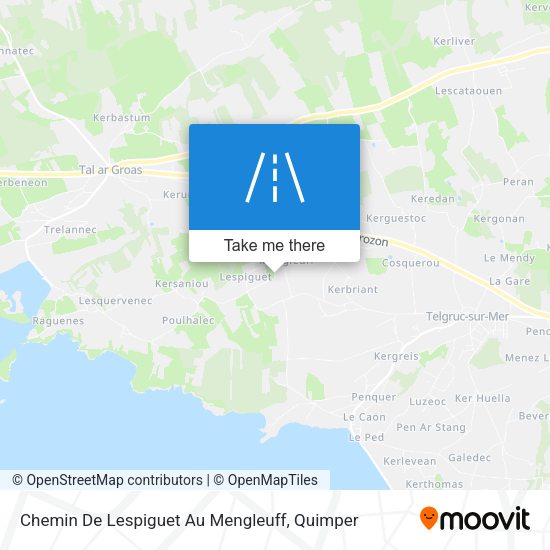 Chemin De Lespiguet Au Mengleuff map