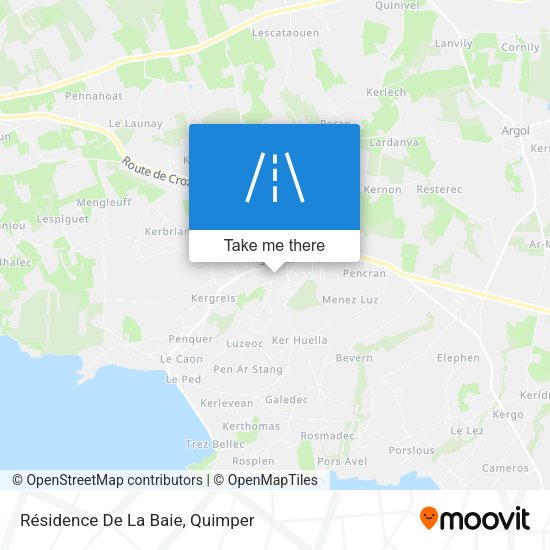 Résidence De La Baie map