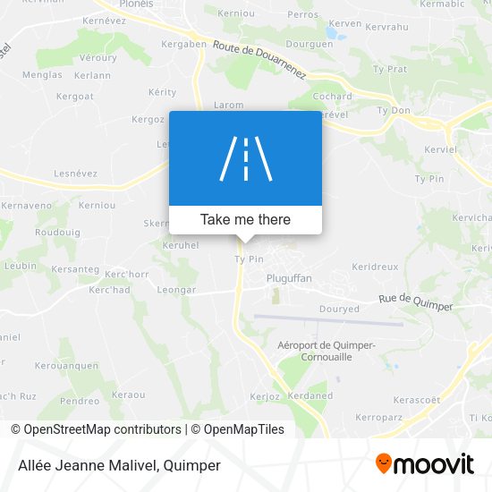 Allée Jeanne Malivel map