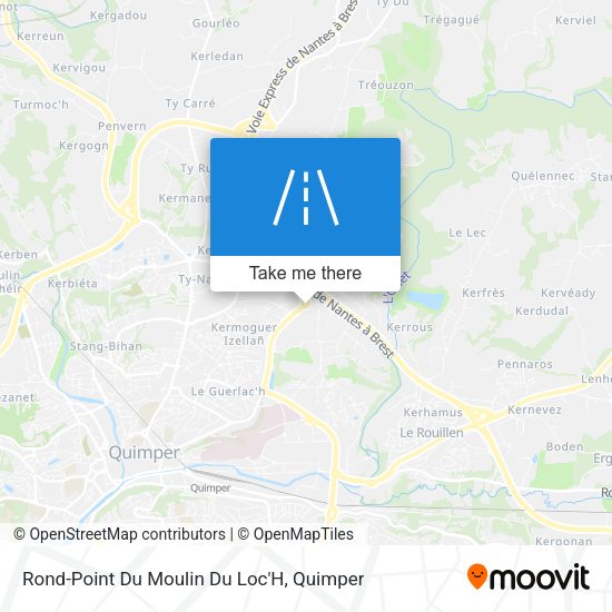 Rond-Point Du Moulin Du Loc'H map
