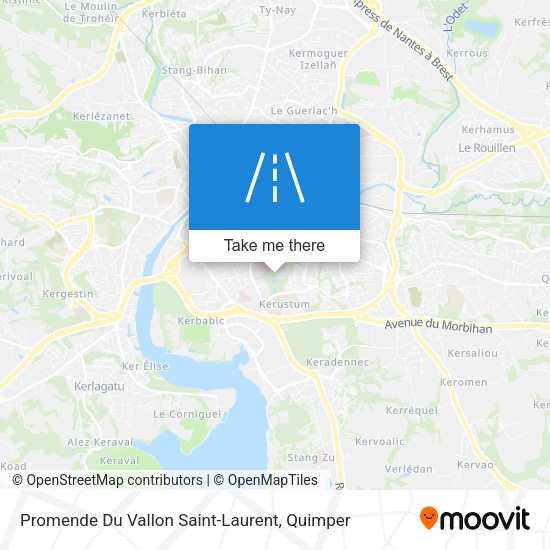 Promende Du Vallon Saint-Laurent map