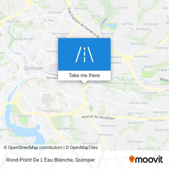Rond-Point De L'Eau Blanche map