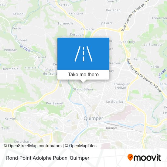 Rond-Point Adolphe Paban map