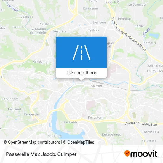 Passerelle Max Jacob map