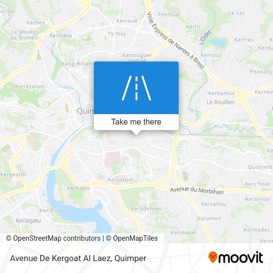 Avenue De Kergoat Al Laez map