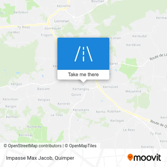 Impasse Max Jacob map