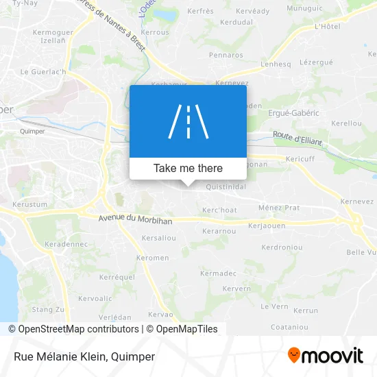 Rue Mélanie Klein map