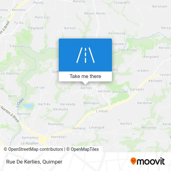 Rue De Kerlies map