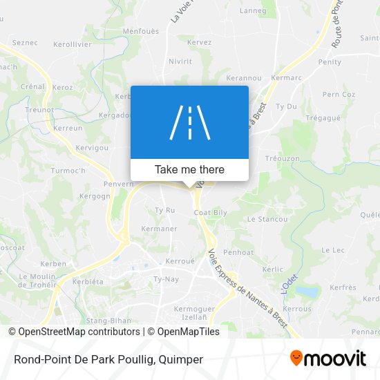 Rond-Point De Park Poullig map
