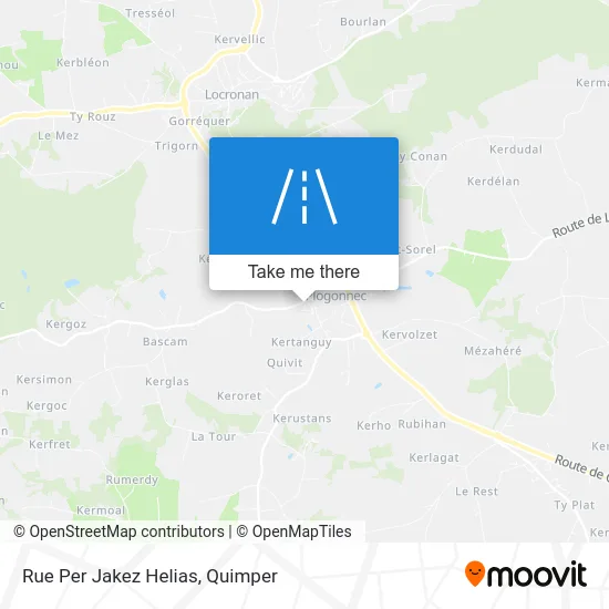 Rue Per Jakez Helias map