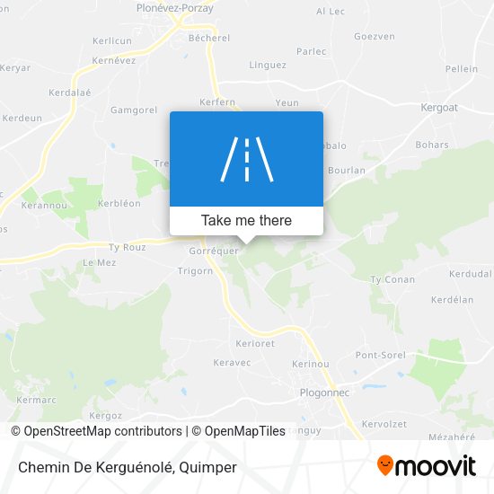 Chemin De Kerguénolé map