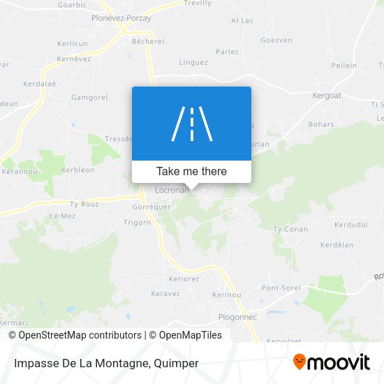 Impasse De La Montagne map