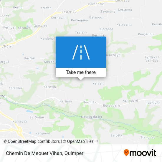 Chemin De Meouet Vihan map
