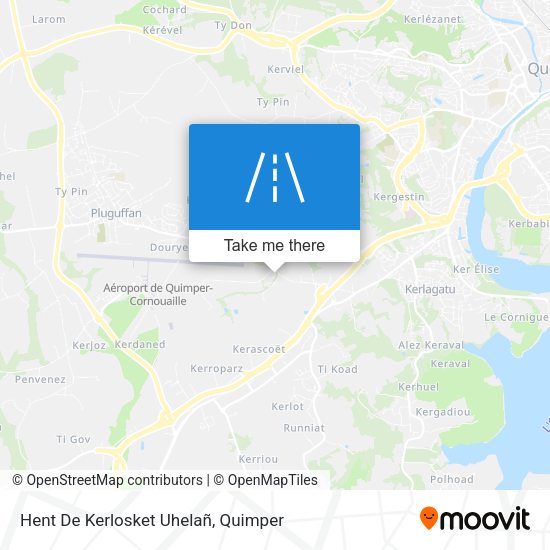 Hent De Kerlosket Uhelañ map