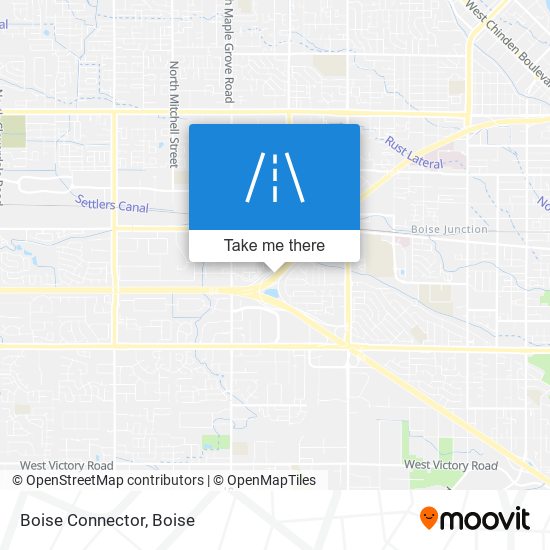 Mapa de Boise Connector