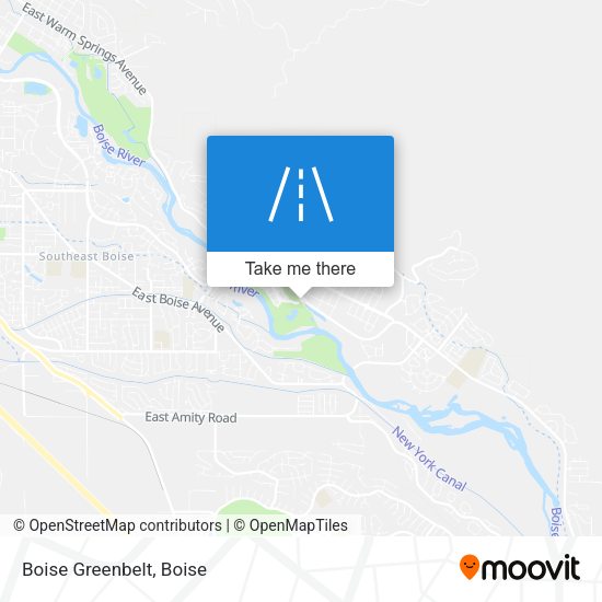 Mapa de Boise Greenbelt